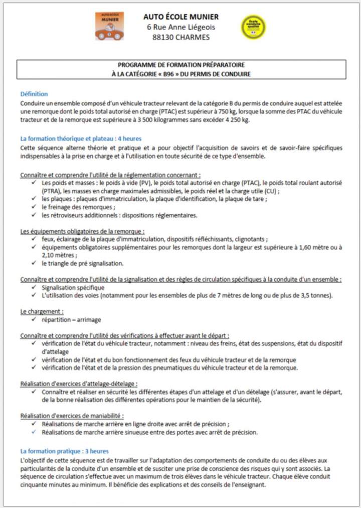 Nos programmes de formation à Charmes