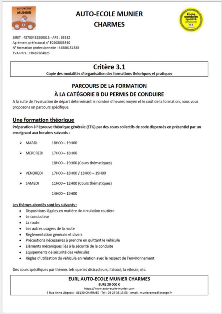 Nos programmes de formation à Charmes