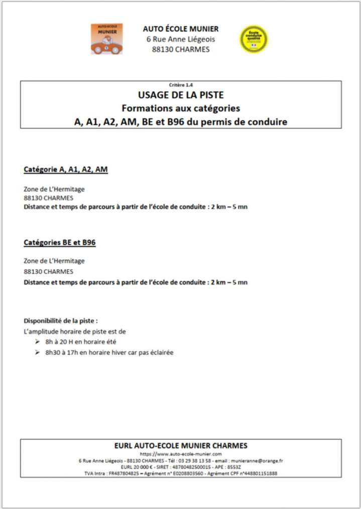 Programmes de formation à Charmes