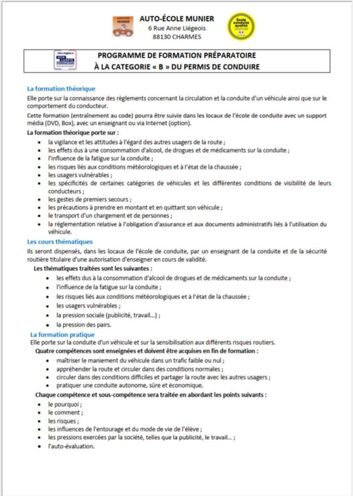 Nos programmes de formation à Charmes