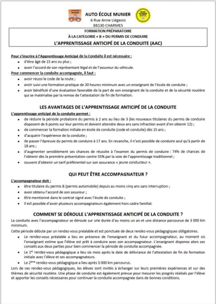 Programmes de formation à Charmes