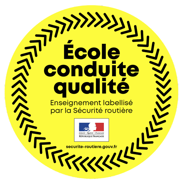 Logo école conduite qualité